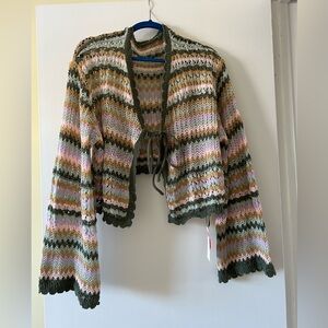 Crochet Cardigan - Plus